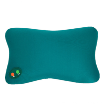 Portable Neck Pillow for Car or Travel Breathable Soft Fiber Cushion Ergonomic Bone Shape Design